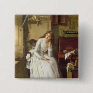 Flo Dombey in Kapitän Cuttles Parlour Button