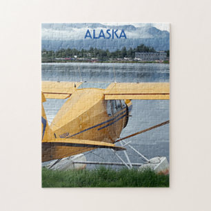 Float Flugzeug 6, Lake Hood, Anchorage, Alaska, US Puzzle