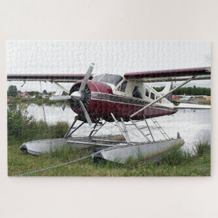 Float Flugzeug, Lake Hood, Anchorage, Alaska, USA  Puzzle