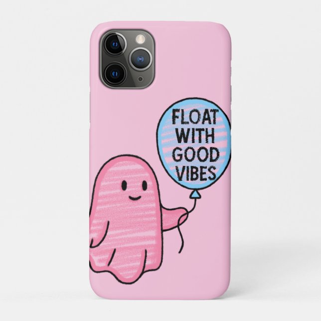 Float mit guten Vibes niedliches Bootdesign Case-Mate iPhone Hülle (Rückseite)