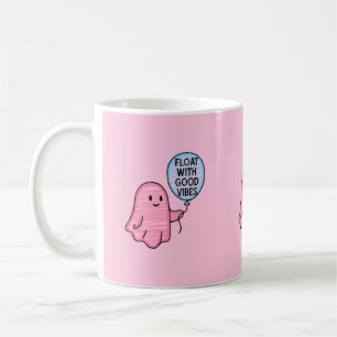 Float mit guten Vibes niedliches Bootdesign Kaffeetasse