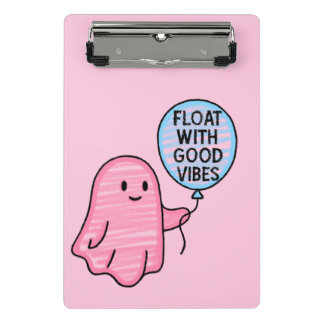 Float mit guten Vibes niedliches Bootdesign Mini Klemmbrett