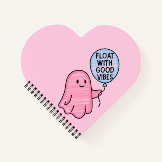 Float mit guten Vibes niedliches Bootdesign Notizbuch