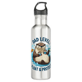 Float & Protect - Otter Vater Funny Edelstahlflasche