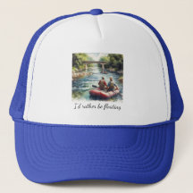 Float Trip Adventure Blue Trucker Hat