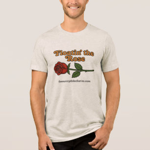 Floatin' the Rose Sunnydale-Tagebuch T-Shirt Tri-Blend Shirt