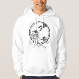 Floating Astronauten in Space- Kosmisches Abenteue Hoodie