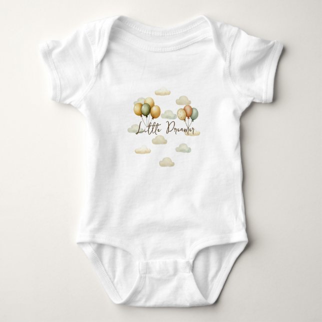 Floating Balloons Abenteuer Kleiner Traum Baby Strampler (Vorderseite)