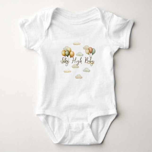 Floating Balloons Adventures Sky High Baby Strampler (Vorderseite)