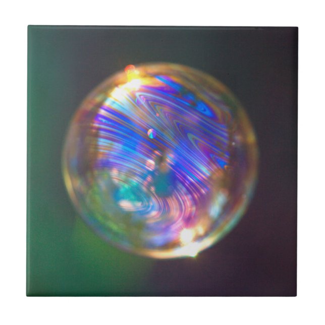 Floating-Blase-Reflektion Fliese (Vorderseite)