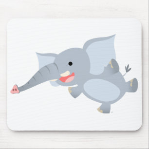 Floating-Cartoon Elephant Mousepad