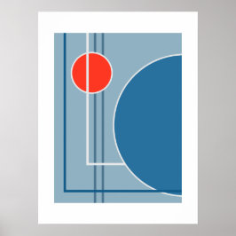 Floating Circles 11 Poster