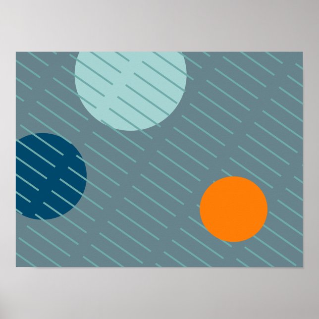 Floating Circles 1 Poster (Vorne)