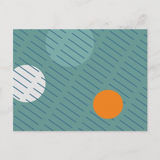 Floating Circles 1 Postkarte (Vorderseite)