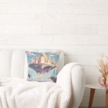 Floating Crystal Temple Pillow - Ätherische Fantas