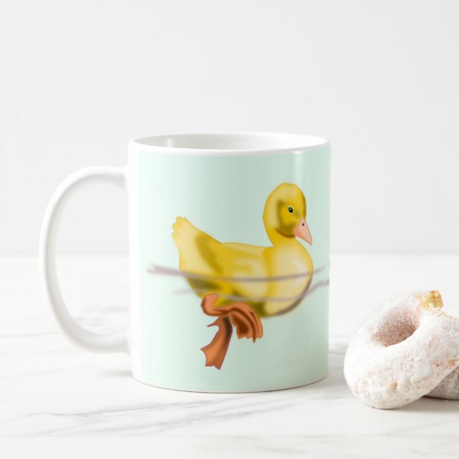 Floating-Duck-Tasse Kaffeetasse (Mit Donut)