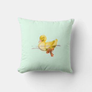 Floating Duck Throw Kissen
