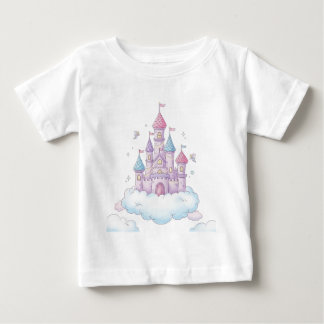 Floating Fairy Castle - Whimsical Kids's Fantasy Baby T-shirt
