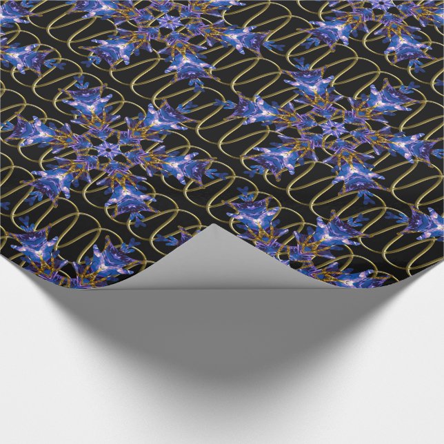 Floating Flakes2 bei Ritterwackelpapier Geschenkpapier (Ecke)