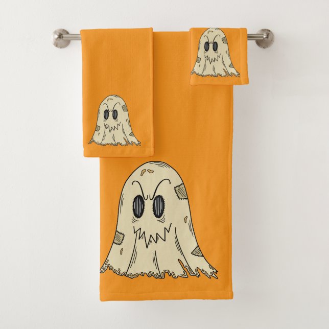Floating Fright - Freundliche Geister des Herbstes Badhandtuch Set (Insitu)