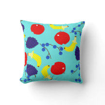 Floating Fruits Pillow