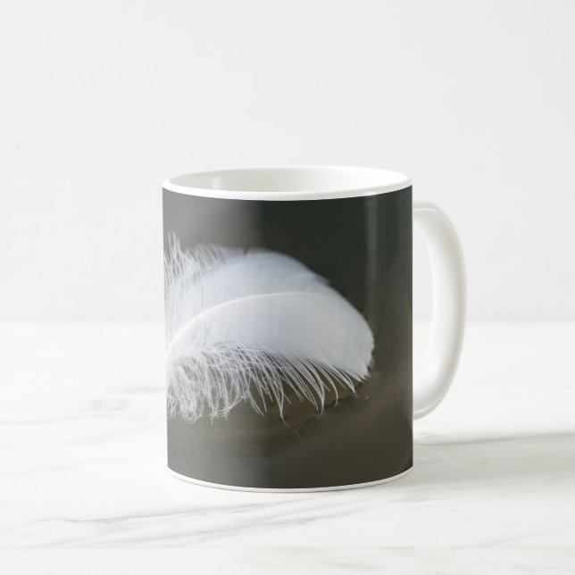 Floating Gänsefeathers Coffee Tasse (VorderseiteRechts)