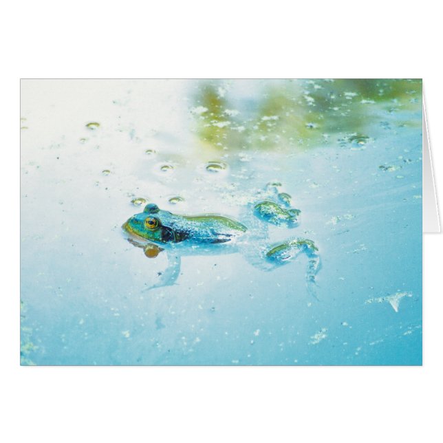 Floating-Grußkarte (Vorderseite (Horizontal))