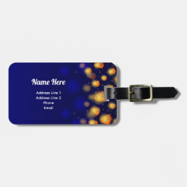 Floating Lantern Family Vacation Luggage Tag Gepäckanhänger