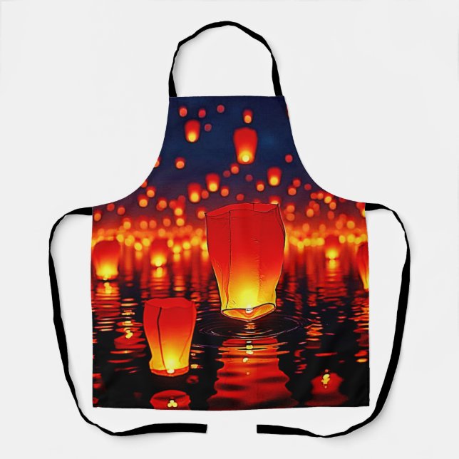 Floating Lanterns of Hope Design Schürze (Vorderseite)