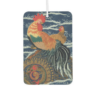 Floating Life: Rooster and Hen at Sea Autolufterfrischer