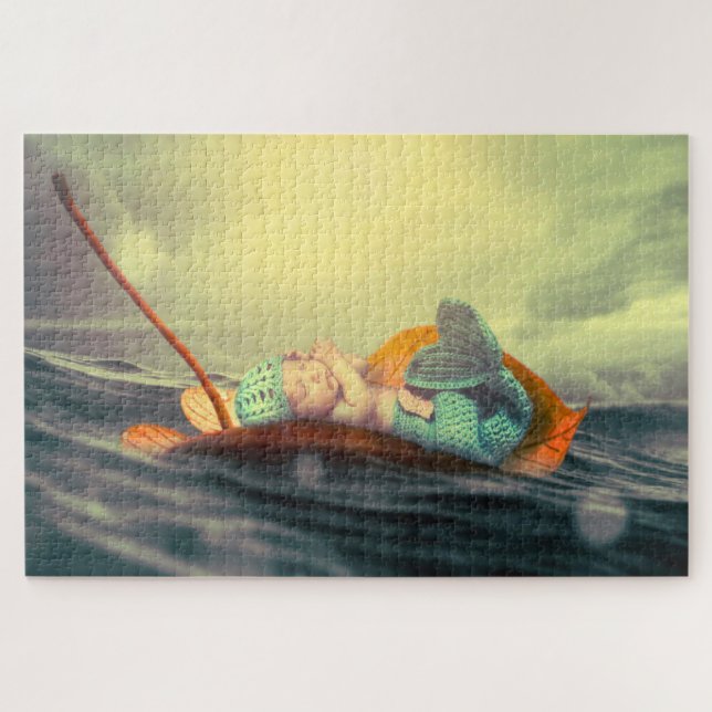 Floating Mermaid Baby Puzzle (Horizontal)