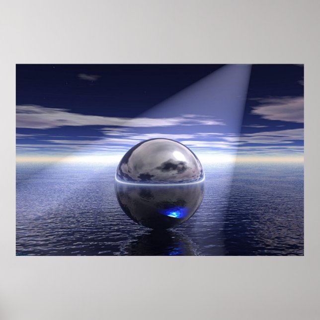 Floating Orb Poster (Vorne)