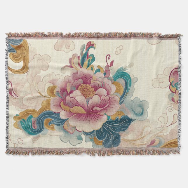 Floating Peony Decke (Vorderseite)