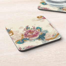 Floating Peony Getränkeuntersetzer