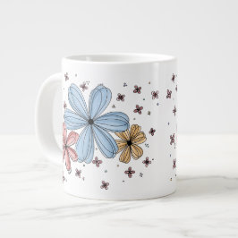 Floating Petals – Full Color Mug Jumbo-Tasse