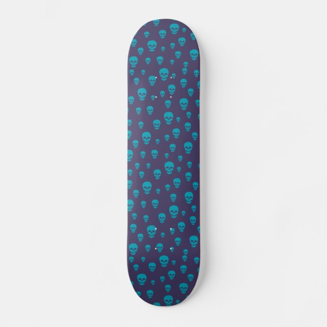 Floating Pop Skulls Skateboard (Vorderseite)