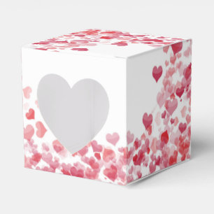 Floating red heart box geschenkschachtel