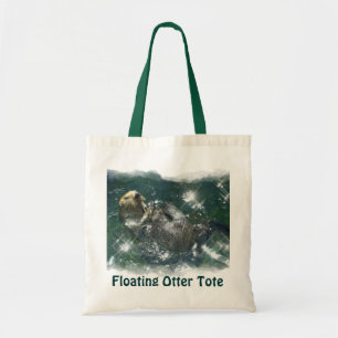 Floating Sea Otter Shopping Tasche Serie