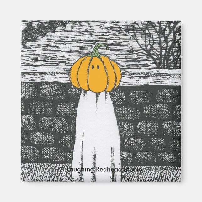 Floaty Ghost Magnet (Vorne)