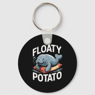 Floaty Tatoes Manatee Lustige Seekuh Meeres Tier L Schlüsselanhänger