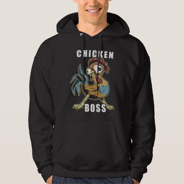 Flock Boss flock Boss Huhn Love  Roosters  2 Hoodie (Vorderseite)