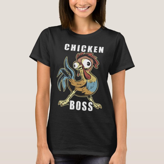 Flock Boss flock Boss Huhn Love  Roosters  2 T-Shirt (Vorderseite)