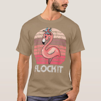 Flock it, Niedlicher Flamingo für Männer Frauen, F T-Shirt