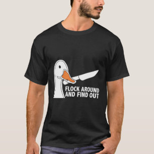 Flock um und finde Gänse mit Kniffe heraus T-Shirt