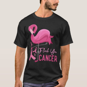 Flock your Cancer   Cooler Flamingo Brustkrebs Gif T-Shirt