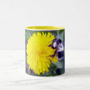 Flockige Bienen-Tasse Zweifarbige Tasse