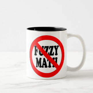 flockige Mathe-Tasse des Endes Zweifarbige Tasse