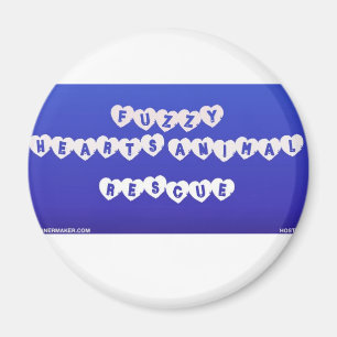 Flockiger Herz-Magnet Magnet