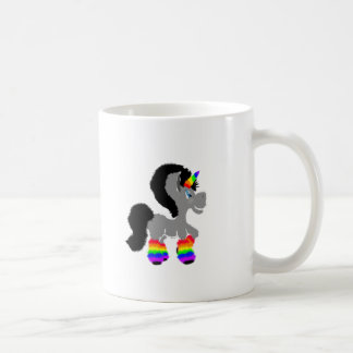 Flockiges Einhorn Tasse