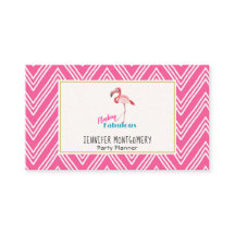 Flocking Fabulous Typografy w/Pink Flamingo